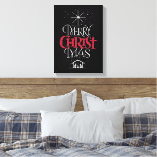 Impressão Em Tela Suéter de Natal Feio - Avó Knit - Cristão