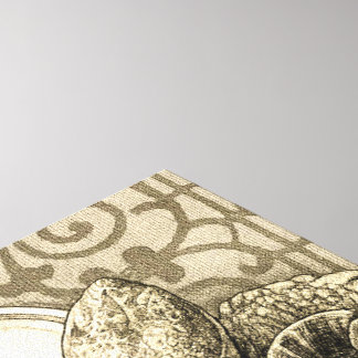 Impressão Em Tela Sulcata Tortoise Art Nouveau Ink Sepia drawing