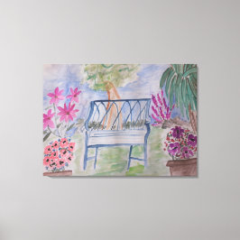 Impressão Em Tela Summer Garden Bench