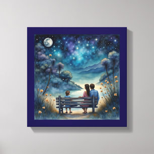 Impressão Em Tela Summer Night Love