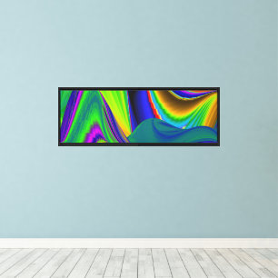 Impressão Em Tela Summerrainbow, Abstrato 3D Rainbowart