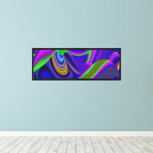 Impressão Em Tela Summerrainbow, Abstrato 3D Rainbowart