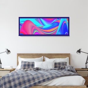 Impressão Em Tela Summersense, Abstrato 3D Rainbowart