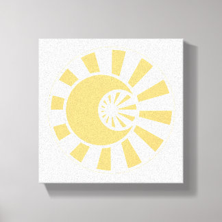 Impressão Em Tela Sun and Moon