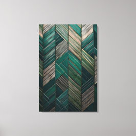 Impressão Em Tela Sun-Drenched Majestic Mountain & Mist Landscape