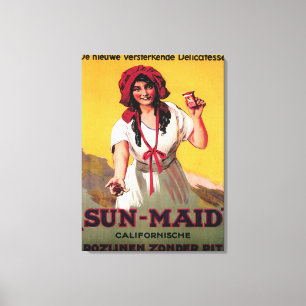 Impressão Em Tela Sun-Maid California Raisin Poster