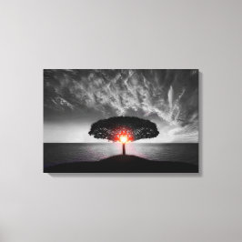 Impressão Em Tela Sunrise Sunset: Abertura de Cor