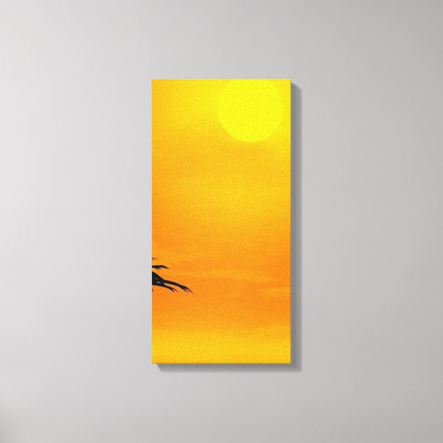 Impressão Em Tela Sunset 2-4 (Frente)