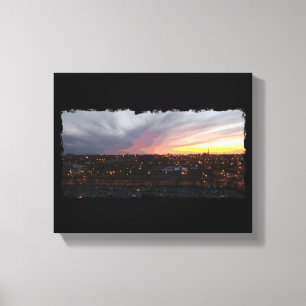 Impressão Em Tela Sunset - 6 de abril de 2018 19:34.