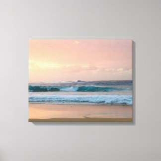 Impressão Em Tela Sunset Beach com oceano
