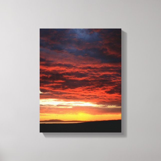 Impressão Em Tela Sunset em Islay, Escócia (Frente)
