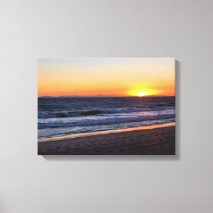 Impressão Em Tela Sunset em Newport Beach, Califórnia