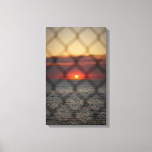 Impressão Em Tela Sunset Encadeado