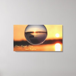 Impressão Em Tela Sunset Live Love Laugh Explorar Inspiração
