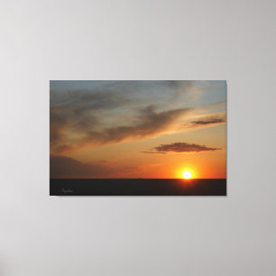 Impressão Em Tela Sunset Prairie