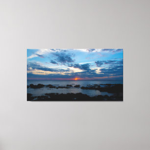 Impressão Em Tela Sunset Serenity on the Shore