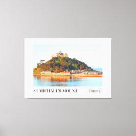 Impressão Em Tela Sunset sobre o Monte de Michael de Rua, Cornwall