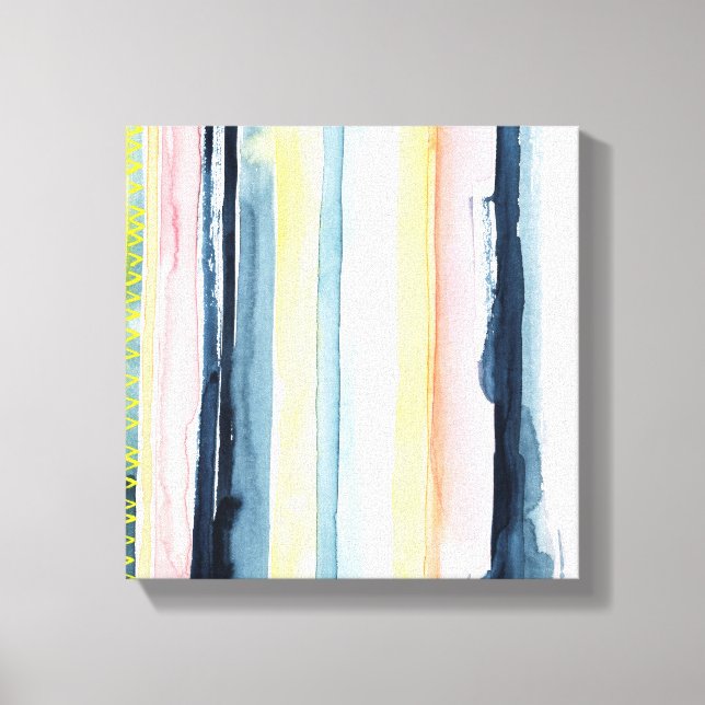 Impressão Em Tela Sunset Stream I (Frente)