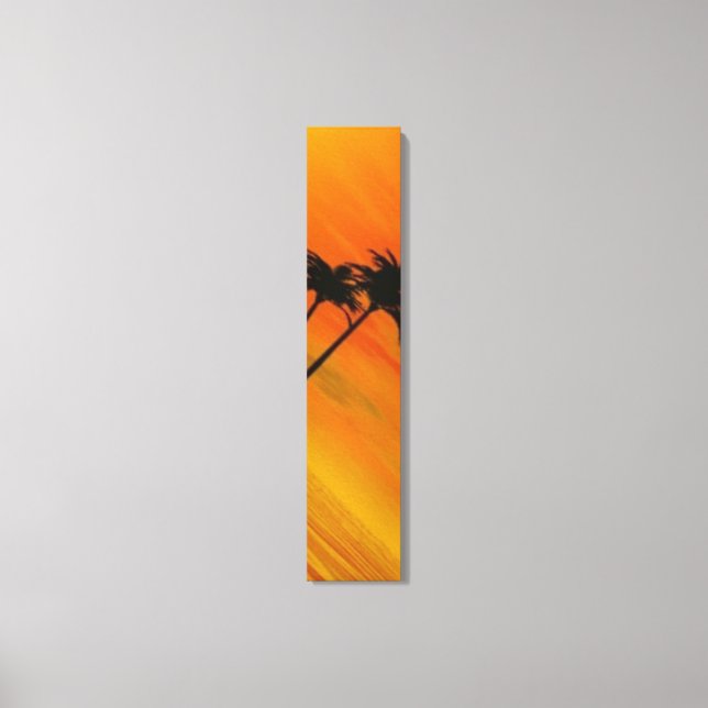 Impressão Em Tela Sunset tropical 4-4 (Frente)