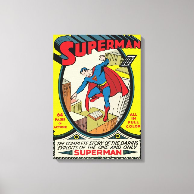Impressão Em Tela Super-Homem (História Completa) (Frente)
