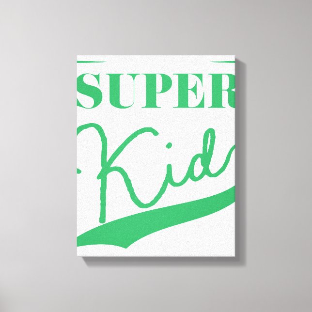 Impressão Em Tela Super Kid (Frente)