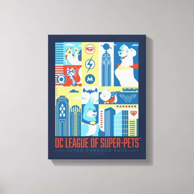 Impressão Em Tela Super Powered Pack Art Deco Metropolis (Frente)