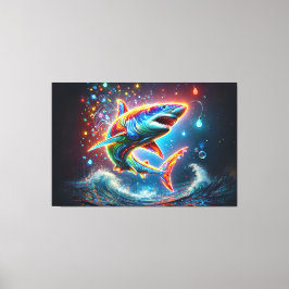 Impressão Em Tela Super Tubarão