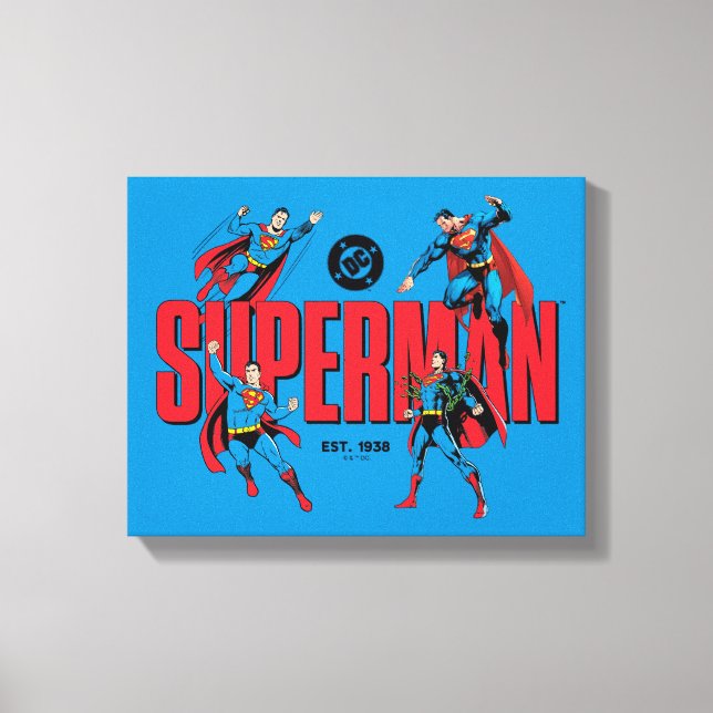 Impressão Em Tela Superman Legends Forever Graphic (Frente)