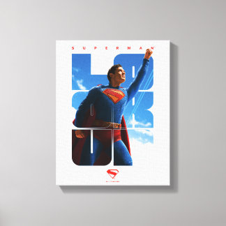 Impressão Em Tela Superman Procure Pose