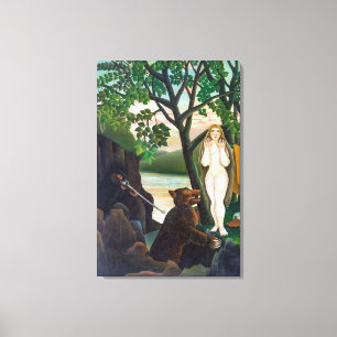 Impressão Em Tela Surpresa desagradável   Henri Rousseau  