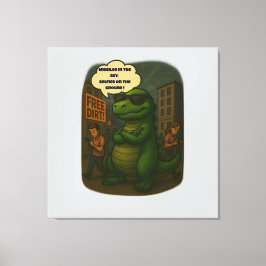 Impressão Em Tela Surviving 2025: Dino Style