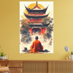 Impressão Em Tela Sussurros da Pagoda