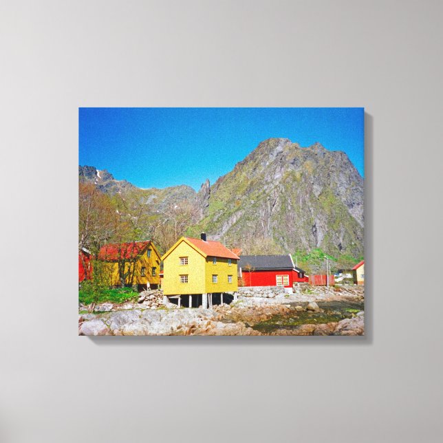 Impressão Em Tela Svolvaer, Noruega (Frente)