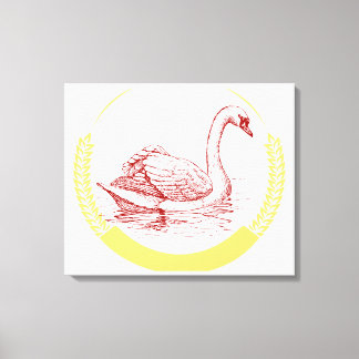 Impressão Em Tela Swan