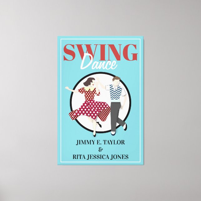Impressão Em Tela Swing Dance (Frente)