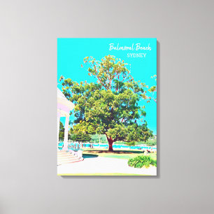 Impressão Em Tela Sydney Balmoral Beach, branco Rotunda