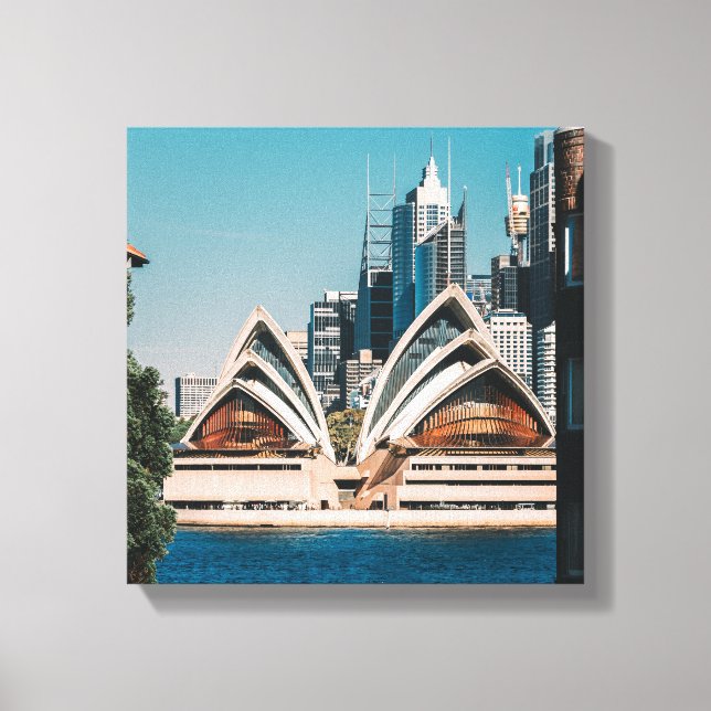 Impressão Em Tela Sydney Opera House (Frente)