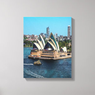 Impressão Em Tela Sydney - OPERA HOUSE - panorama