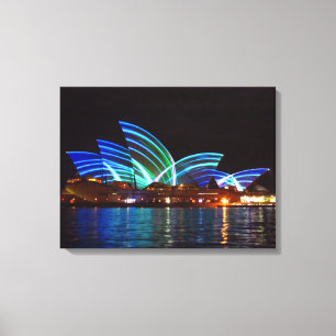 Impressão Em Tela sydney striped de ópera