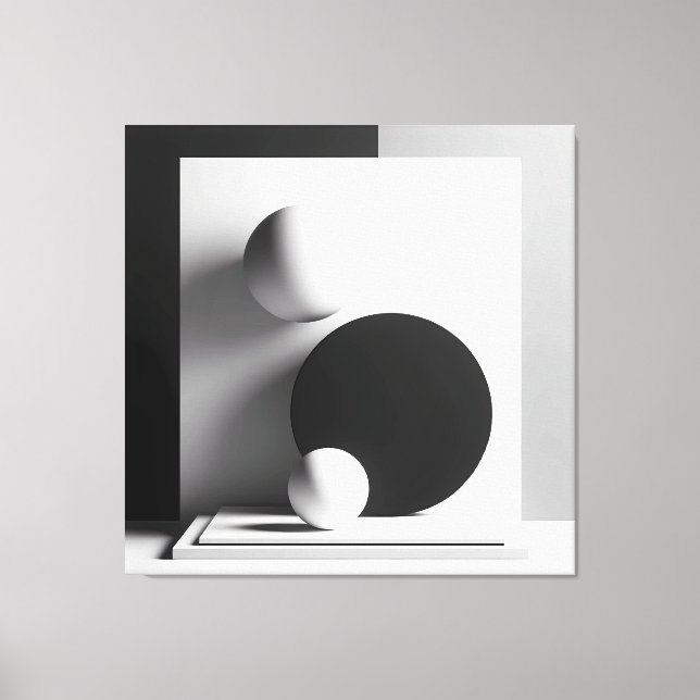 Impressão Em Tela Symphony of Centered Shadows (Frente)