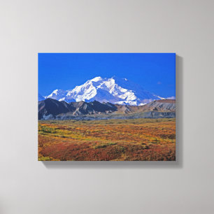 Impressão Em Tela t. Parque Nacional McKinley Denali, Alasca.