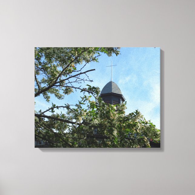 Impressão Em Tela Tabernacle in Primavera - Martha's Vineyard (Frente)