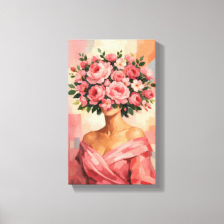 Impressão Em Tela Tableau Déco (Beauté Florale ) 