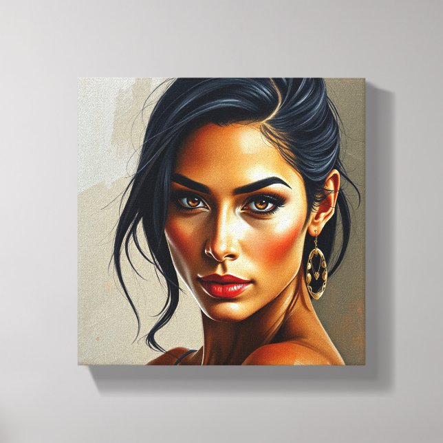 Impressão Em Tela Tableau Maison Déco (Dark And Light) (Frente)