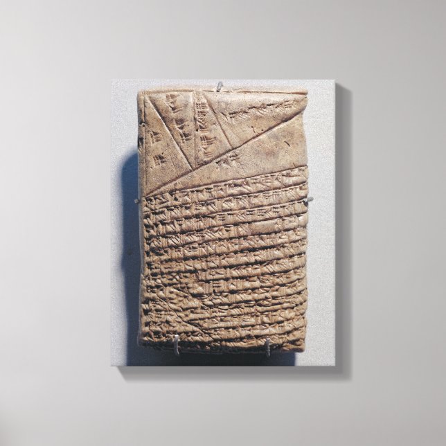 Impressão Em Tela Tablet com 14 linhas de um texto matemático (Frente)