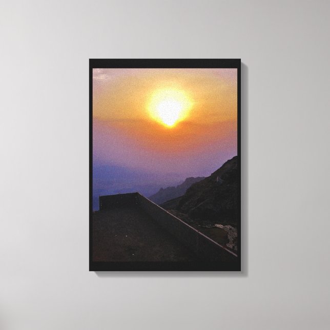 Impressão Em Tela Taif Sunset (Frente)