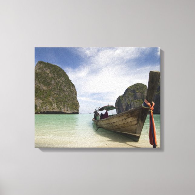 Impressão Em Tela Tailândia, Ilha Phi Phi Lay, Baía de Maya. (Frente)