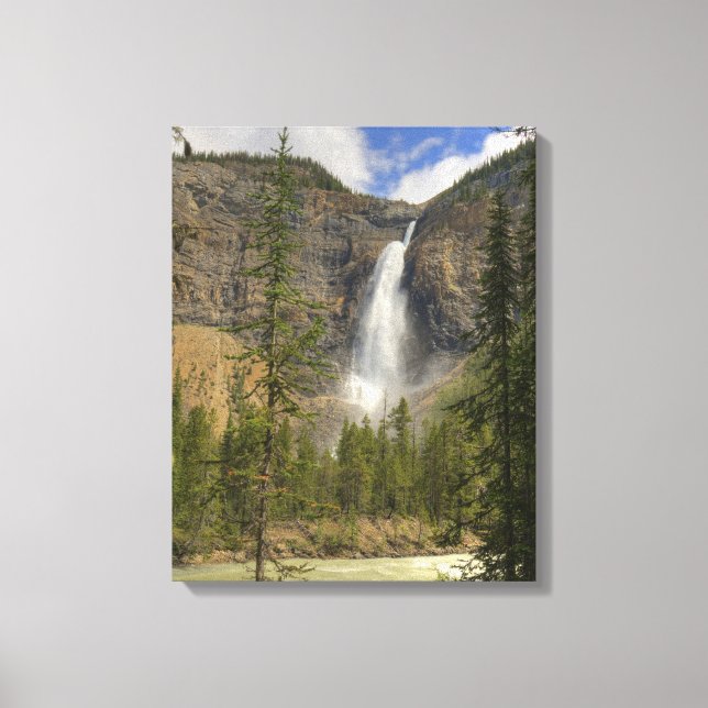 Impressão Em Tela Takakkaw Falls (Frente)