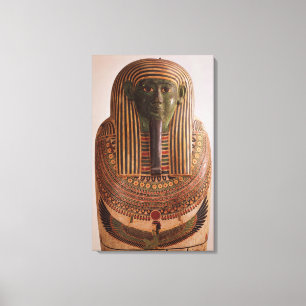 Impressão Em Tela Tampa exterior do sarcófago de Psametik I (664-61)