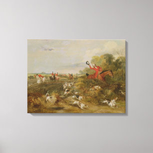 Impressão Em Tela Tampando em cães, o Salão do solteiro, 1836 (ól